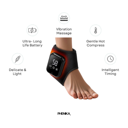 Phenika™ Heel Pad with Heat & Vibration