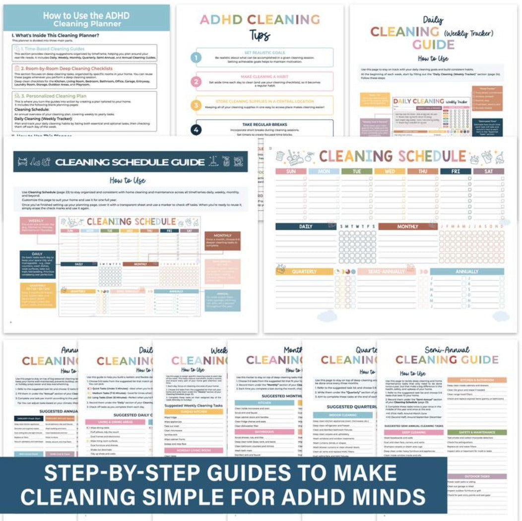 Phenika™ - ADHD Cleaning Planner 2026