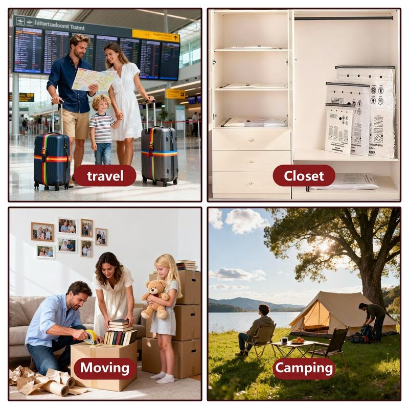 Phenika™ Cordless Travel Vacuum Bags