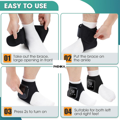 Phenika™ Heel Pad with Heat & Vibration