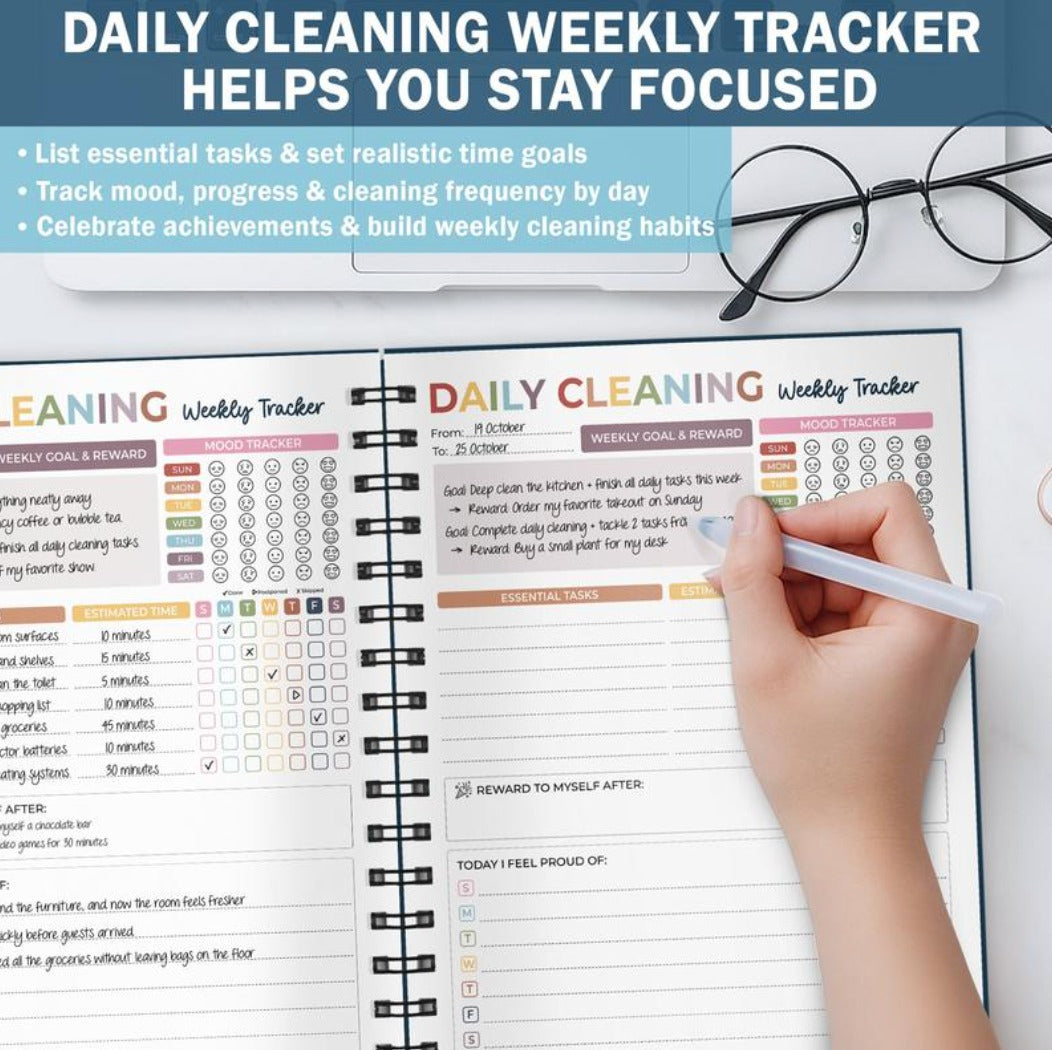 Phenika™ - ADHD Cleaning Planner 2026