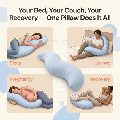 Phenika™ Ergonomic Body Pillow