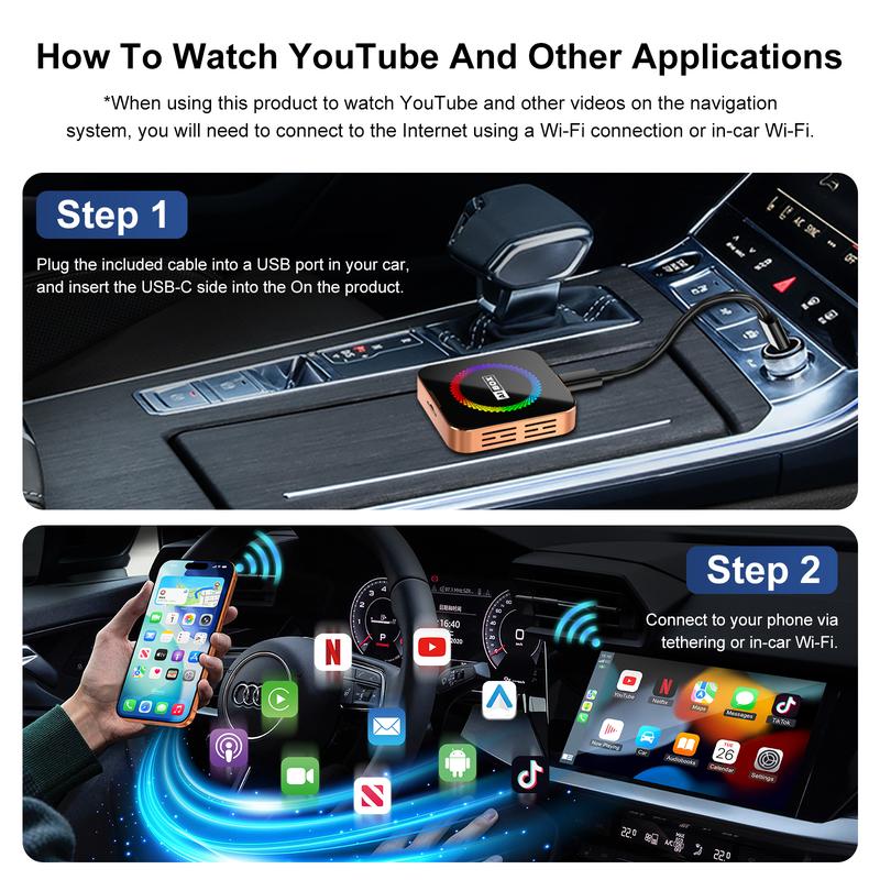 Phenika™ Wireless CarPlay Adapter